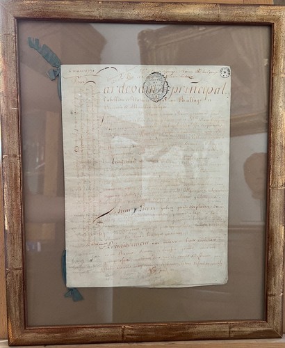 Altes notarielles dokument - 18.,