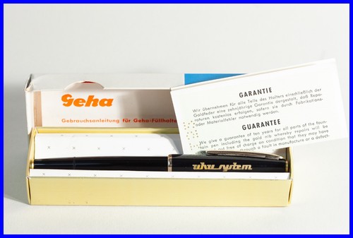 1970 geha 712 kolben füller - geha,