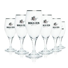 6x Holsten Bier Glas 0,3l