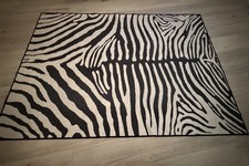 Waschbarer zebra teppich - waschbarer,