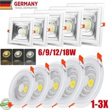 1-3x LED Einbau Strahler Glas
