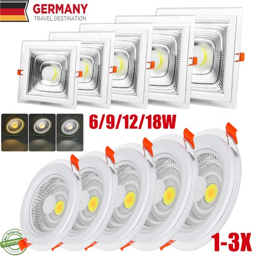 Led einbau strahler - 1-3x, glas