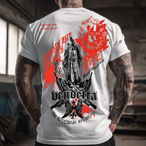 Vendetta inc herren - vendetta, shirt