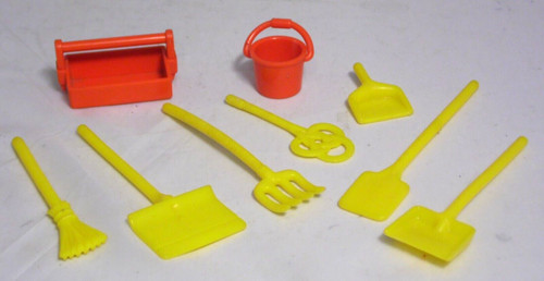 Playmobil altes werkzeug gelb - playmobil,
