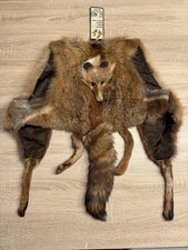 Damen Rotfuchs-Pelzweste mit Kopf und Schwanz – Größe 40 – Neu mit Etikett