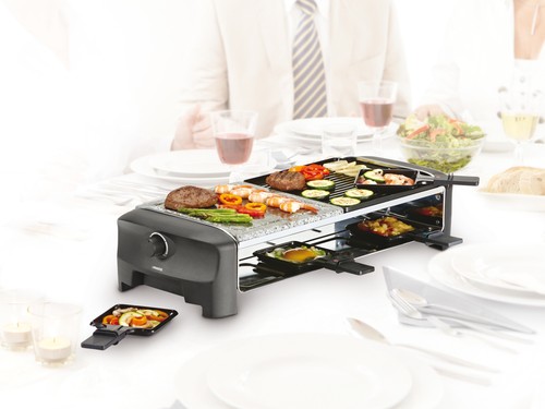 Raclette gerät mit - raclette,