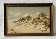 Ölbild Sanddünen am Meer