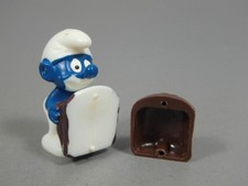 HPF: Olympiade der Schlümpfe 1983 - Schokokuss-Schlumpf marineblau TOPZUSTAND!