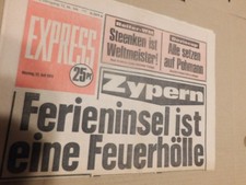 Express Zeitung  22 Juli  1974