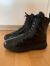 SUPER: HÖGL Boots/Stiefel Reissverschluss und Schnüren schwarz Gr. 37/4,5 soft
