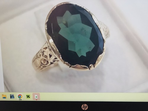 Turmalin ring 585 gelbgold - turmalin,