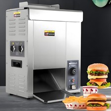 Durchlauftoaster Toaster aus Edelstahl für Hamburgerbrötchen Toast Buns Brötchen