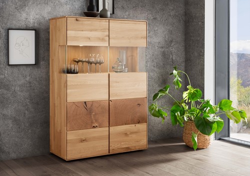 Highboard 100x145cm massivholz - 100x145cm,