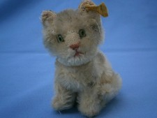 ***********   Steiff Katze "Susi", 10 cm, mit Knopf und Restfahne   ***********