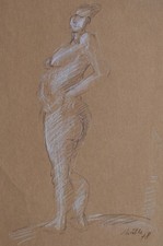 Bernt Wilke Frauenakt stehend