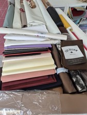 10 kg Kunstlederpaket Konvolut zum Sticken, Nähen,Basteln, Stoffe