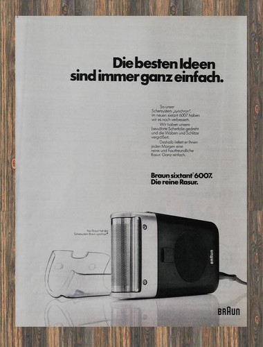 Braun sixtant 6007 reklame - 6007,