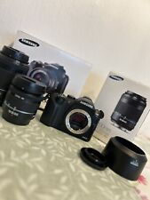 Samsung NX NX11 14.6MP Digitalkamera - Schwarz mit 18-55mm + 50-200mm Objektiv