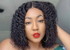 Echthaar Wasser Locken Lace