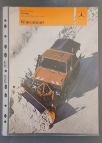 Prospekt mercedes benz unimog - prospekt, mercedes-benz