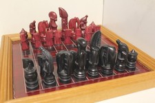 Alte Schachfiguren  aus