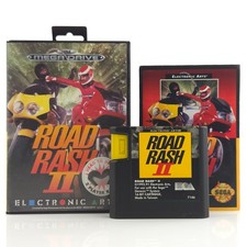 Sega Mega Drive Spiel : Road Rash II - Modul Anleitung OVP / MD PAL