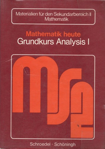 Mathematik heute grundkurs - heute,