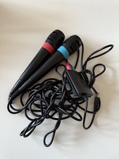 Original Sony PlayStation 2 Singstar Mikrofone inkl. USB-Converter PS2