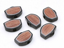  Tuner Buttons M6 Ebony/Mad.Rosewood (6) fits /Gotho & PRS® Phase III Tuners