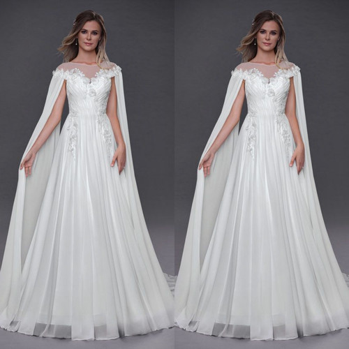 Chiffon brautkleider mit - brautkleider,