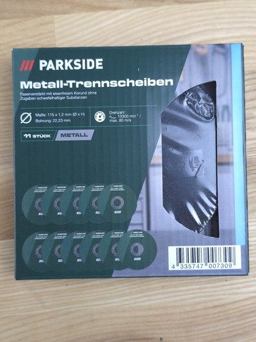 Parkside trennscheiben 125mm - trennscheiben,