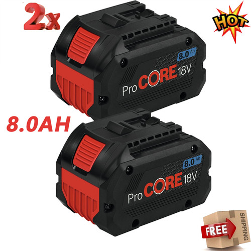 Akku für bosch 18v 8ah - 2x,
