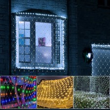 LED Lichternetz Lichtervorhang