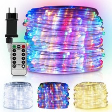 LED Lichtschlauch Lichterschlauch IP65 Garten Außen Innen Weihnachtstag Partdeko