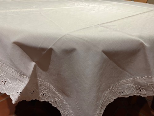 Edle weiße tischdecke 160 - edle,