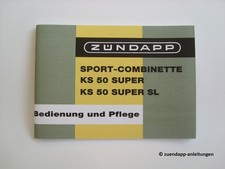 Bedienungsanleitung Zündapp