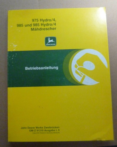 John deere mähdrescher 975 - deere,