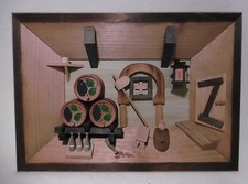 ++ 3D Holzbild Weinkeller  -
