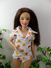 💙 Bluse Blumen Weiß/Gelb