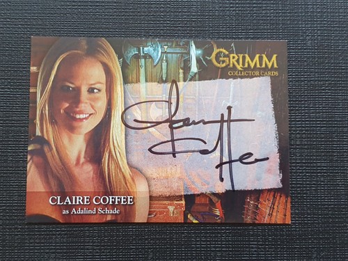 Grimm autograph card - , claire