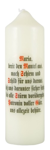 Spruchkerze maria breit - spruchkerze, den