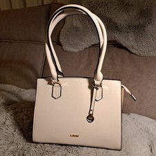 Handtasche Beige Hellrosa
