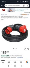 ++ Neu und reduziert ++ Starkstromkabel CEE 25 m, 400V