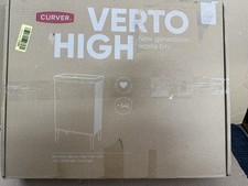 Curver Mülleimer Verto High, grau, aus Kunststoff, 54 Liter