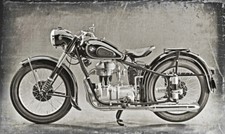 POSTER XXL POP ART MOTORRAD