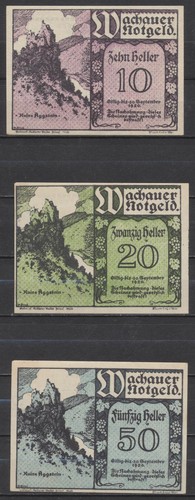 Wachauer notgeld ruine - -,