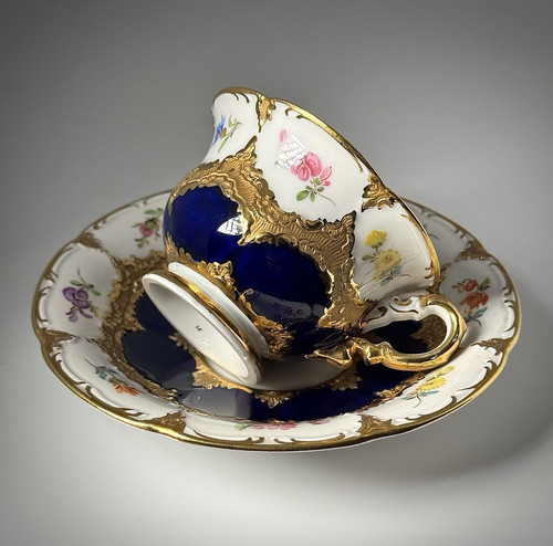 Meissen mokkatasse mit - meissen,