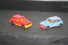 2 Seltene Renault 5 R5 Maxi Turbo Majorette Nr 255 Spielzeugauto Modellauto 1/54