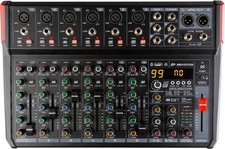 JB Systems Live-10 Mixer 8 Kanal USB Bluetooth Mic Line MP3 Mediaplayer Phantom