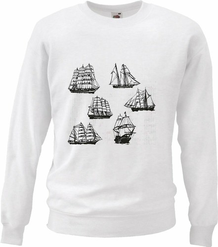 Sweatshirt segelboot - sweatshirt,